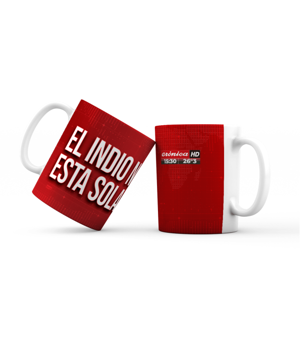 Tazas_El indio no está solari Crónica