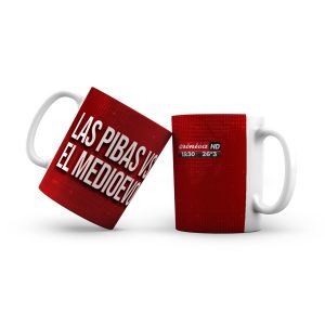 Taza cerámica Crónica Placas Rojas Las pibas vs el medioevo